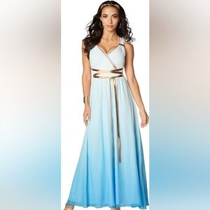 Spirit Halloween Costume Athena Goddess NWT